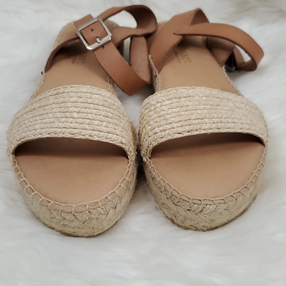 Apaseart Espadrille Sandals Women Size 8.5 US Euro 39